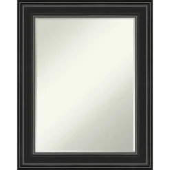 Amanti Art Ridge Black Petite Bevel Bathroom Wall Mirror -Amanti Art Shop GUEST 1b3c058e 9c7f 4820 82ae cdac3a8d53b9