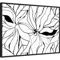 Amanti Art Sernea by Ritikia Gandhi 30" x 22" Framed Canvas Wall Art