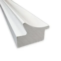 Amanti Art Imperial White Non-Beveled Wall Mirror - 23" x 29"