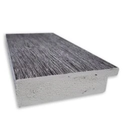 Amanti Art Bark Rustic Gray Wall Mirror, 31" x 31" Non-Beveled