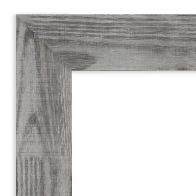 Amanti Art 34" x 28" Bridge Gray Beveled Wood Wall Mirror 4 Amanti Art 34" x 28" Bridge Gray Beveled Wood Wall Mirror - Image 2
