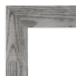 Amanti Art Bridge Wood Bathroom Wall Mirror, 34" x 28", Distressed Gray Barnwood -Amanti Art Shop GUEST 1c08e464 7167 407b a207 7214fe85e754 5