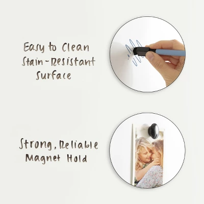 Amanti Art Classic Honey Silver Framed Dry Erase Magnetic Board 3 Amanti Art Classic Honey Silver Framed Dry Erase Magnetic Board