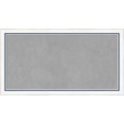 Amanti Art Morgan Framed Magnetic Board - White & Blue Wood (26 x 14) -Amanti Art Shop GUEST 1c6fe97c 0278 4b8d bb5a 2cda5cf45638