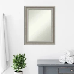Amanti Art Parlor Silver 24" x 30" Non-Beveled Ornate Bathroom Wall Mirror 17 Amanti Art Parlor Silver 24" x 30" Non-Beveled Ornate Bathroom Wall Mirror -Amanti Art Shop GUEST 1d21b1b8 8c46 44be aee2 474a1c091c99