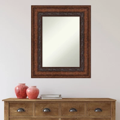 Amanti Art Decorative Bronze Wall Mirror - 28" x 34" Non-Beveled Traditional Frame 9 Amanti Art Decorative Bronze Wall Mirror - 28" x 34" Non-Beveled Traditional Frame - Image 7