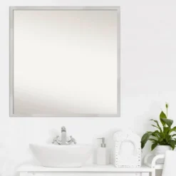 Amanti Art Svelte Silver 28" x 28" Non-Beveled Wood Bathroom Wall Mirror 15 Amanti Art Svelte Silver 28" x 28" Non-Beveled Wood Bathroom Wall Mirror -Amanti Art Shop GUEST 1d6e3d7b 80f6 4ade a9c4 d003741ba2a0