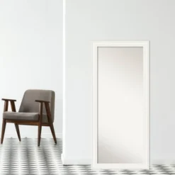 Amanti Art Ridge White Full Length Floor & Wall Mirror - 30 x 66 Inch -Amanti Art Shop GUEST 1de6403c 389c 4638 8ebc d65e05abab66