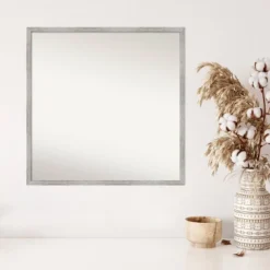 Amanti Art Shiplap White Narrow Wood Wall Mirror (27" x 27") 13 Amanti Art Shiplap White Narrow Wood Wall Mirror (27" x 27") -Amanti Art Shop GUEST 1e89abb5 764d 4c6e bede c29000a7cdfd