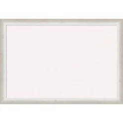 Amanti Art 26" x 18" Two Tone Silver Wood Framed Cork Bulletin Board -Amanti Art Shop GUEST 20298f45 e41a 48d9 9992 857ec769e4c8