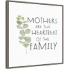 Amanti Art Mother's Inspiration I Heartbeat Framed Canvas Wall Art by Tara Reed - 22" x 22" Gray Wash -Amanti Art Shop GUEST 208088fd ad17 493a 96fd e336d3fa7b03