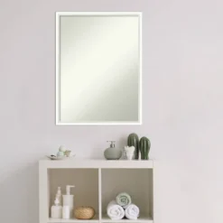 Amanti Art Lucie White Wood Bathroom Wall Mirror - 19" x 25" 14 Amanti Art Lucie White Wood Bathroom Wall Mirror - 19" x 25" -Amanti Art Shop GUEST 208caf3b 8744 4abb a8c7 fbdf4e680204