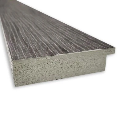 Amanti Art Pinstripe Plank Grey Petite Bevel Bathroom Wall Mirror, 29.5 x 23.5 In. 4 Amanti Art Pinstripe Plank Grey Petite Bevel Bathroom Wall Mirror, 29.5 x 23.5 In. - Image 2