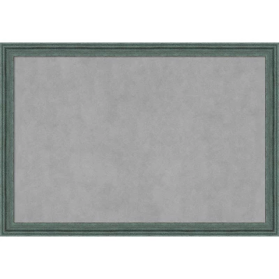 Amanti Art 39" x 27" Upcycled Framed Magnetic Board in Teal and Gray 12 Amanti Art 39" x 27" Upcycled Framed Magnetic Board in Teal and Gray - Image 10