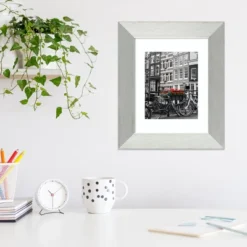 Amanti Art Brushed Sterling Silver Wood Picture Frame -Amanti Art Shop GUEST 22393825 61e6 413a a6dc 328581148069