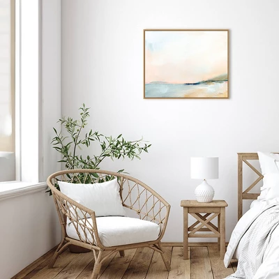 28" X 23" Open Sky Over Water By Sue Schlabach Framed Canvas Wall Art Print - Amanti Art 8 28" X 23" Open Sky Over Water By Sue Schlabach Framed Canvas Wall Art Print - Amanti Art - Image 6