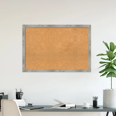 Amanti Art Dove Greywash Square Framed Natural Corkboard 7 Amanti Art Dove Greywash Square Framed Natural Corkboard - Image 5