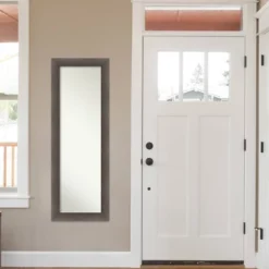 Amanti Art Hardwood Framed Over-the-Door Full Length Mirror, 19" x 53" -Amanti Art Shop GUEST 22a59eb3 21e1 4b45 85ea 7b03e39bd255