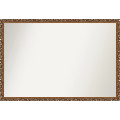 Amanti Art Antique Bronze Wood Bathroom Wall Mirror - Handcrafted Frame 14 Amanti Art Antique Bronze Wood Bathroom Wall Mirror - Handcrafted Frame - Image 12