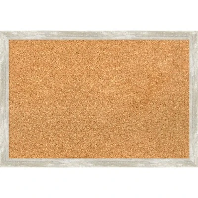 Amanti Art Crackled Metallic Narrow Framed Corkboard, Natural Cork 9 Amanti Art Crackled Metallic Narrow Framed Corkboard, Natural Cork - Image 7