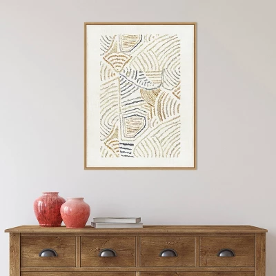 22" X 30" Dreamy Geo II By Aimee Wilson Framed Canvas Wall Art Light Brown - Amanti Art 9 22" X 30" Dreamy Geo II By Aimee Wilson Framed Canvas Wall Art Light Brown - Amanti Art - Image 7