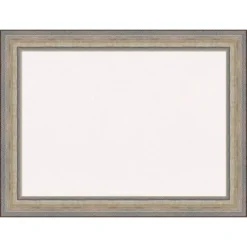 Amanti Art Fleur Champagne Silver 33"x25" Wood Framed White Cork Board -Amanti Art Shop GUEST 22ed8d66 8aaf 4fe4 ab8e c15e3b0eaa76