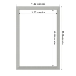 Amanti Art Silver Leaf Framed Magnetic Dry Erase Board -Amanti Art Shop GUEST 232549d6 99c7 4586 83c3 ec2b7e7a054e