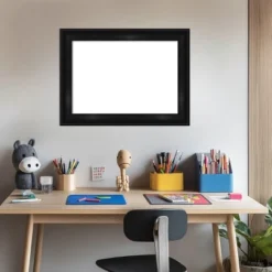 Amanti Art Grand Black Narrow Framed Decorative Magnetic Dry Erase Board -Amanti Art Shop GUEST 24bafc98 d149 4a9e 896f d21258374a68