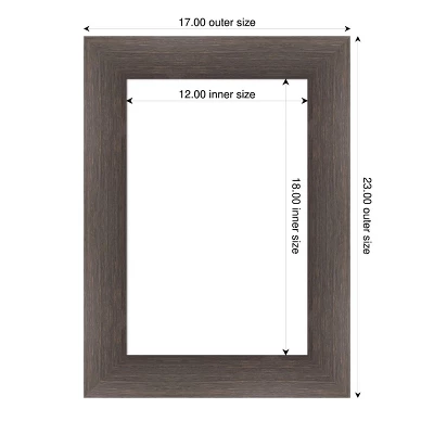 Amanti Art Hardwood Chocolate Framed Magnetic Dry Erase Board 6 Amanti Art Hardwood Chocolate Framed Magnetic Dry Erase Board - Image 4
