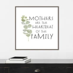 Amanti Art Mother's Inspiration I Heartbeat Framed Canvas Wall Art by Tara Reed - 22" x 22" Gray Wash 14 Amanti Art Mother's Inspiration I Heartbeat Framed Canvas Wall Art by Tara Reed - 22" x 22" Gray Wash -Amanti Art Shop GUEST 255f9c3f 2c8c 44cc b927 c61ea06cfd9d