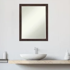 Amanti Art Fresco Petite Bevel Wood Bathroom Wall Mirror - Dark Walnut 19 Amanti Art Fresco Petite Bevel Wood Bathroom Wall Mirror - Dark Walnut -Amanti Art Shop GUEST 2564b588 85ca 4218 b01a 3708fb1a28c1