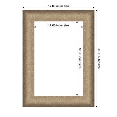 Amanti Art Elegant Brushed Bronze Framed Magnetic Dry Erase Board 6 Amanti Art Elegant Brushed Bronze Framed Magnetic Dry Erase Board - Image 4