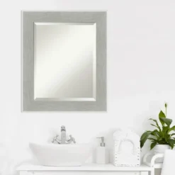 Amanti Art Glam Framed Bathroom Vanity Wall Mirror - Linen Gray 20 Amanti Art Glam Framed Bathroom Vanity Wall Mirror - Linen Gray -Amanti Art Shop GUEST 25f1e63e 5482 4071 891c 6e3b300e350f
