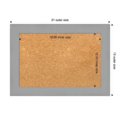 Amanti Art Brushed Nickel Framed Corkboard - Natural Cork Bulletin Board 11 Amanti Art Brushed Nickel Framed Corkboard - Natural Cork Bulletin Board -Amanti Art Shop GUEST 27929338 8981 40d5 b598 9690f66cb49e