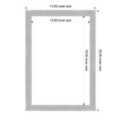 Amanti Art Grace Brushed Nickel Narrow Framed Dry Erase Magnetic Board -Amanti Art Shop GUEST 2806aa7f de2f 4316 ae5e 78b36c74b5eb