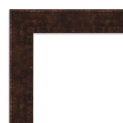 Amanti Art William Mottled Bronze Narrow Handcrafted Picture Frame