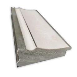 Amanti Art Trio White Wash Silver Full Length Floor Leaner Mirror - 29" x 65"