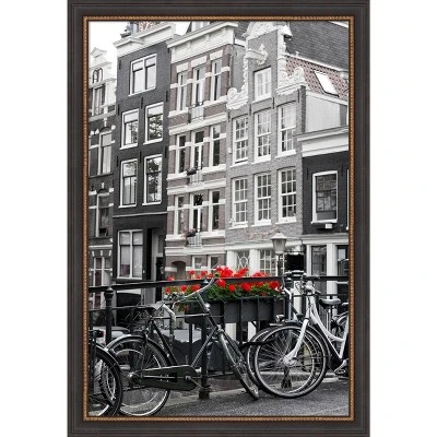 Amanti Art Ashton Black Wood Picture Frame with Gold Beaded Edge 15 Amanti Art Ashton Black Wood Picture Frame with Gold Beaded Edge - Image 13