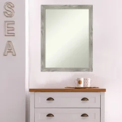 Amanti Art Dove Greywash Square Non-Beveled Bathroom Wall Mirror -Amanti Art Shop GUEST 2917733c 2e12 424f 991d 0d7636caf623