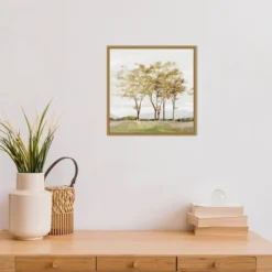 16" X 16" Golden Acre Wood By Isabelle Z Framed Canvas Wall Art - Amanti Art -Amanti Art Shop GUEST 29d3bf8a 1865 4003 8e20 f9b0afb8310a