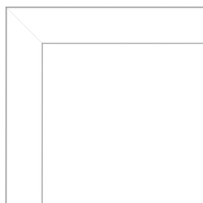 Amanti Art Wedge White Petite Bevel Bathroom Mirror (28 x 22 In) 3 Amanti Art Wedge White Petite Bevel Bathroom Mirror (28 x 22 In)