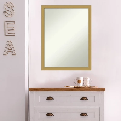 Amanti Art Grace Narrow Brushed Gold Bathroom Wall Mirror - 20" x 26" 8 Amanti Art Grace Narrow Brushed Gold Bathroom Wall Mirror - 20" x 26" - Image 6