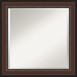 Amanti Art Harvard Walnut Beveled Framed Wall Mirror -Amanti Art Shop GUEST 2bc7f591 4e79 45bb bb68 49e86812ee3a
