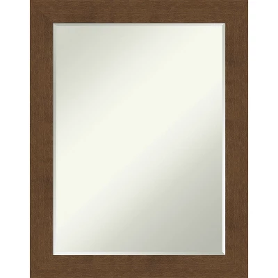 Amanti Art Carlisle Petite Bevel Wood Bathroom Wall Mirror - Blonde Finish 12 Amanti Art Carlisle Petite Bevel Wood Bathroom Wall Mirror - Blonde Finish - Image 10