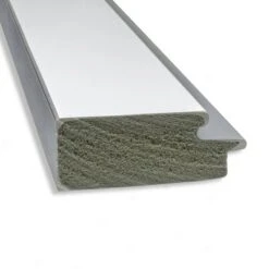 24" X 30" Eva White Framed Wall Mirror Silver - Amanti Art