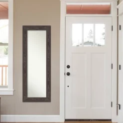 20" X 54" Non-Beveled Bridge Black Wood On The Door Mirror - Amanti Art 16 20" X 54" Non-Beveled Bridge Black Wood On The Door Mirror - Amanti Art -Amanti Art Shop GUEST 2d75cae2 9c6a 4d4f afbb 41e5fa74684d