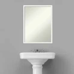 Amanti Art Lucie White Wood Bathroom Wall Mirror - 19" x 25" 16 Amanti Art Lucie White Wood Bathroom Wall Mirror - 19" x 25" -Amanti Art Shop GUEST 2d84ff5b 5c46 418e 9ee7 27bd25da8653