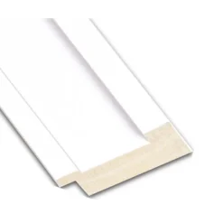 Amanti Art Craftsman White Wood Bathroom Wall Mirror - 33" x 27"