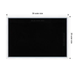 Amanti Art 38x26 Morgan Wood Framed Black Cork Board - White/Blue 20 Amanti Art 38x26 Morgan Wood Framed Black Cork Board - White/Blue -Amanti Art Shop GUEST 2e9d1681 a135 463b 99fb 8771152ae082