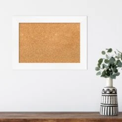 Amanti Art Cabinet White Narrow Framed Corkboard - Natural Self-Healing Cork -Amanti Art Shop GUEST 2ecb14b0 2bf9 49c6 bded 8ad9e4386305